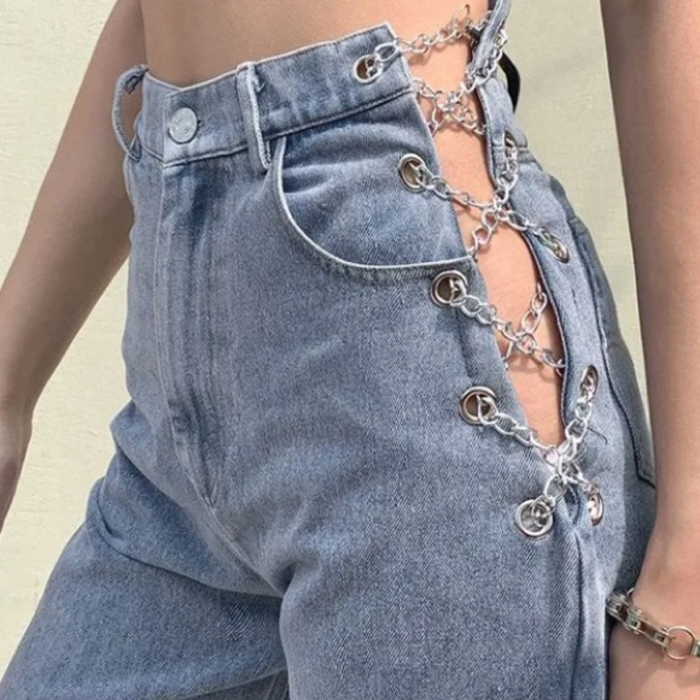 Chain jeans skinny